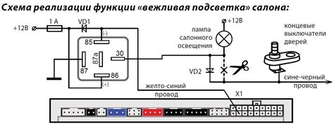 Подсветка бардачка ваз 2110 схема подключения проводов - 90 фото
