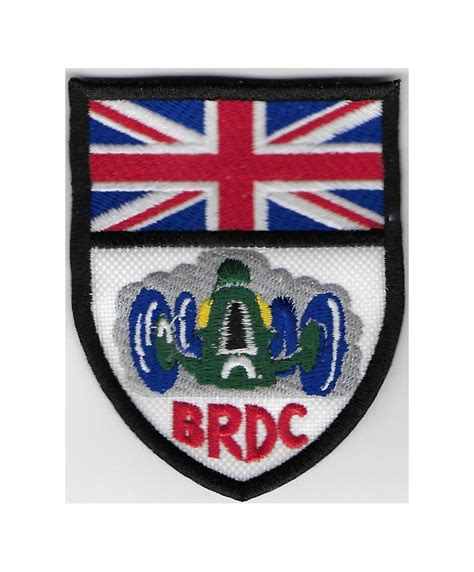 Embroidered Badge Patch Sew On Mmx Mm Brdc British Racing