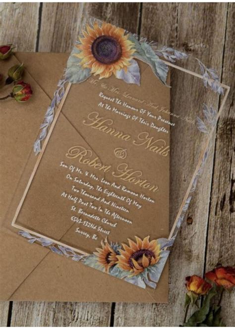 Acrylic Wedding Invitations Invites Online Ewi Artofit