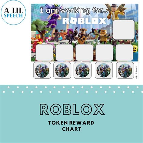 Roblox Token Reward Board Behaviour Chart Printable Behavior Chart