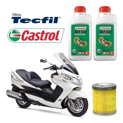 Kit Troca Leo Burgman An Castrol W Mineral Pl