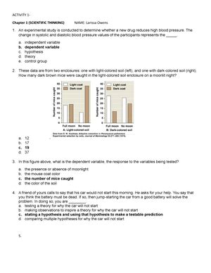 Understanding Chemicalsand Moles CHM 113L Studocu