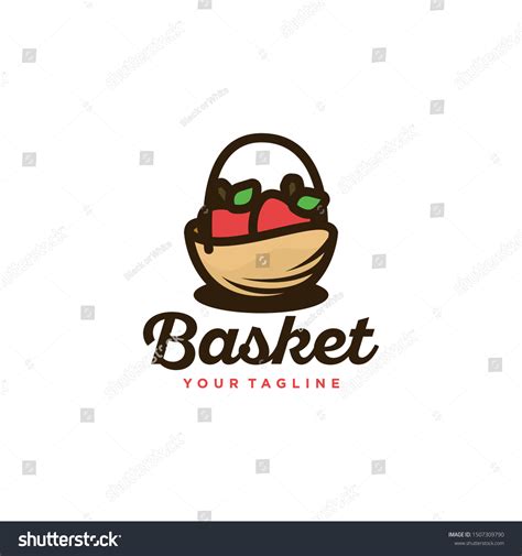 Basket Logo Design Vector Template Stock Vector (Royalty Free ...