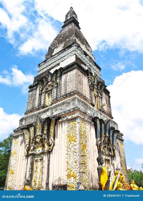Phra Buddha Bat Bua Bok Pagoda in Thailand Stock Image - Image of ...