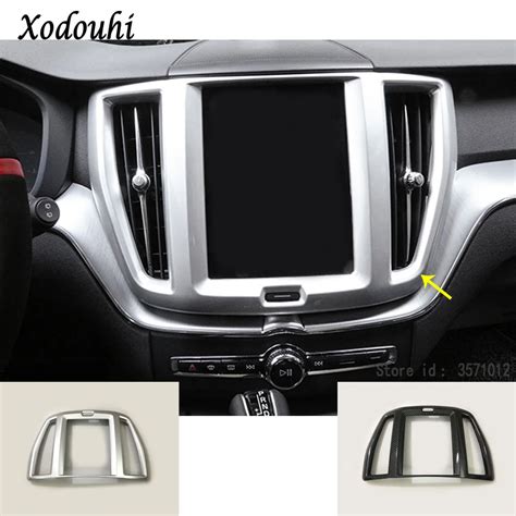 For Volvo XC60 2018 2019 Car Styling Enter Console GPS Navigation Panel