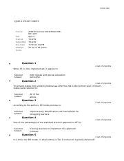 EDUC 606 Quiz 2 Docx EDUC 606 QUIZ 2 STUDY SHEET Course Test