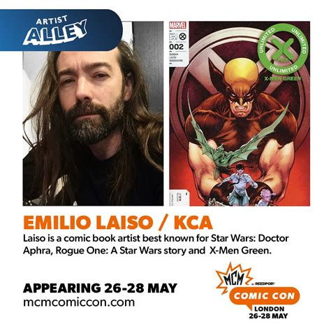 MCM Comic Con On Twitter Emilio Laiso Is A Comic Book Artist Best