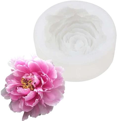 Hocadrv Rose Fleurs Moule 3D Silicone Bougie Moule A Bougie En Forme