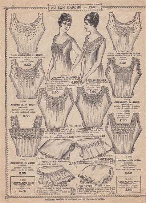 Au Bon March Department Store Catalogue The Underpinnings Museum