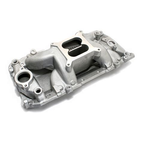 Big Block Chevy Satin Cast Aluminum Air Gap Intake Manifold Oval Port