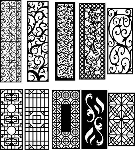 Laser Cut D Mdf Cnc Cutting Jali Design Template Cdr And Dxf File Free