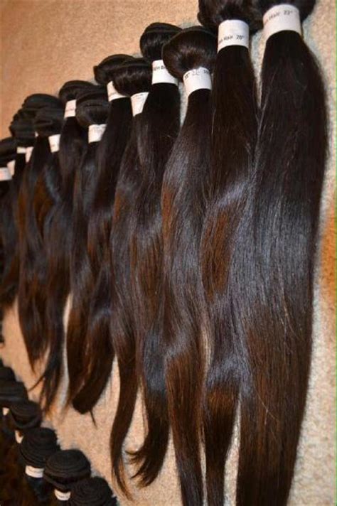 Remy Single Drawn Virgin Human Hair Style Straight At Rs