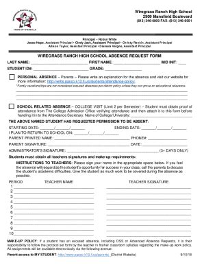 Fillable Online Scholarship Form Wrhs Pasco K Fl Us Fax Email Print