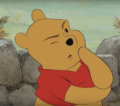 Winnie The Pooh Thinking Winnie The Pooh Thinking Winnie The Pooh