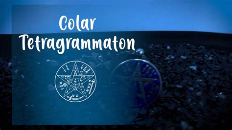 Colar Tetragrammaton Cm Youtube