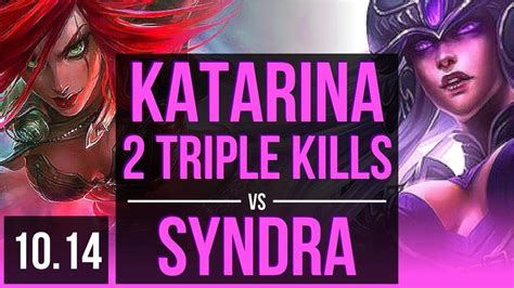 Katarina Vs Syndra Mid Rank 2 Katarina 2 0m Mastery Points 600