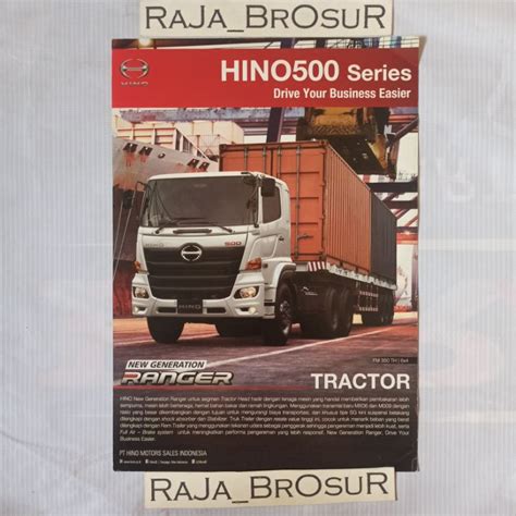 Jual Poster Brosur Hino 500 Series New Generation Ranger FM 350 TH