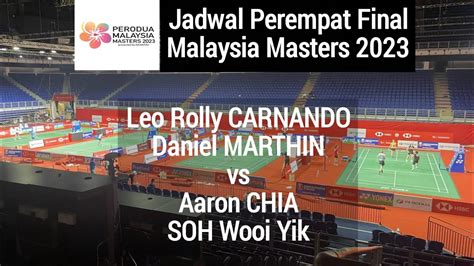 Jadwal Perempat Final Malaysia Master Wakil Indonesia