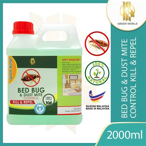 Bed Bug Dust Mite Control Spray Pepijat Refil Pack 2000ml 5000ml Lazada