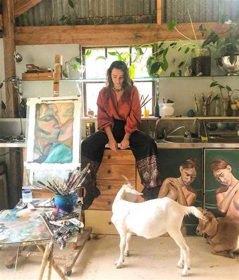 Julia Vanderbyl On Instagram Me Magnolia And Moth In The Studio