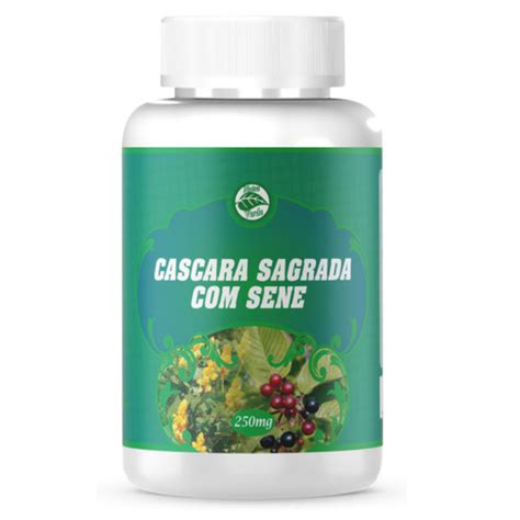 Kit 3 Cascara Sagrada Sene 100 Cápsulas de 500Mg Má Digestão