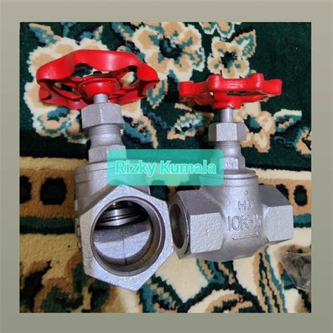 Jual Globe Valve Stop Kran Steam Uap Inch Mall Hitachi Original