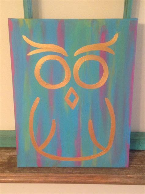 Owl Painting Canvas At Paintingvalley Explore Collection Of Owl