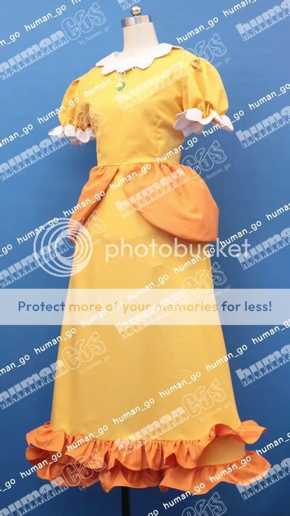 Mario Brothers Princess Daisy Cosplay Dress Size Ver 2 | eBay