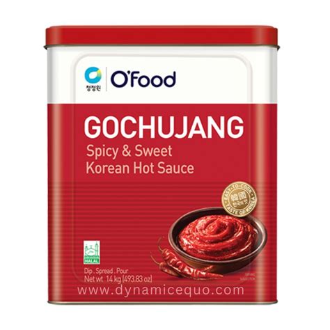 O Food Gochujang Halal Spicy Sweet Korean Hot Sauce Kg For Restaurant Use Daesang