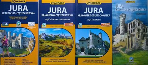 Jura Krakowsko Częstochowska Przewodnik turystyczny i 2 mapy w skali 1