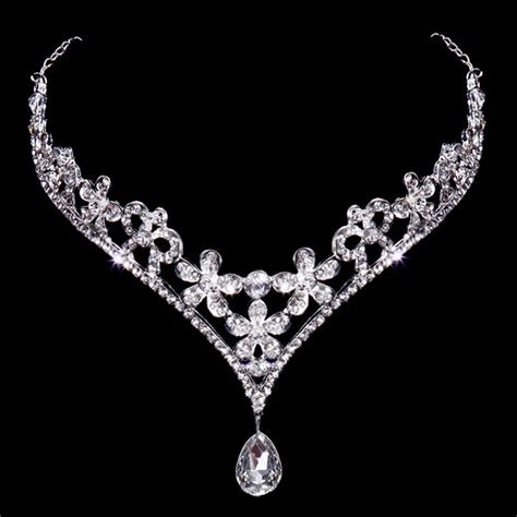 Silver Plated Luxury Forehead Crystal Rhinestone Headpieces Wedding