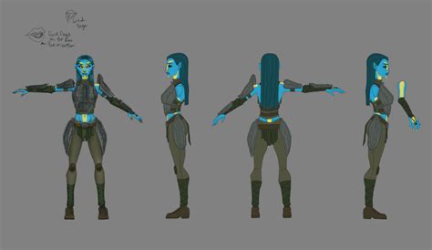 Artstation Character Turnaround Swtcw Style