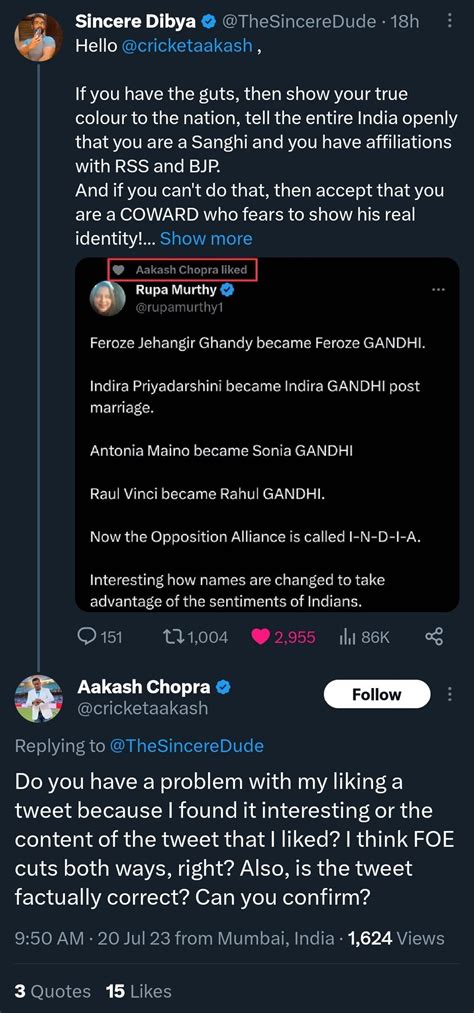 Rahul Soren🐮 on Twitter: "Cricketer Aakash Chopra 🤡🤡🤡 https://t.co ...