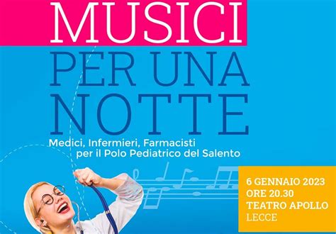 Musici Per Una Notte Il Gennaio Spettacolo Per Il Polo Pediatrico