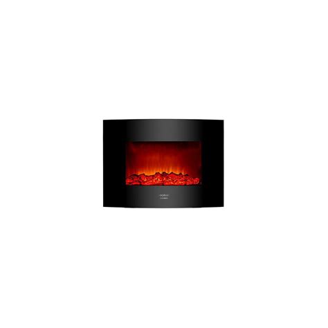 Cheminée Murale Électrique Décorative Cecotec Warm 2200 Curved Flames