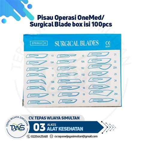 Jual Pisau Operasi OneMed Surgical Blade Box Isi 100pcs Shopee Indonesia