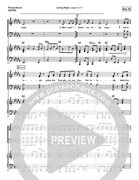 Living Hope Sheet Music Pdf Bethel Music Brian Johnson Jenn