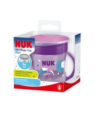 Nuk Mini Magic Cup Night Kubek Do Nauki Picia Z Ustnikiem 360 6m