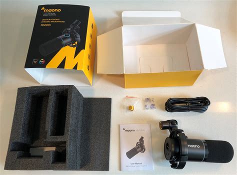 MAONO PD200X USB/XLR Microphone And AU-B01 Boom Arm Review