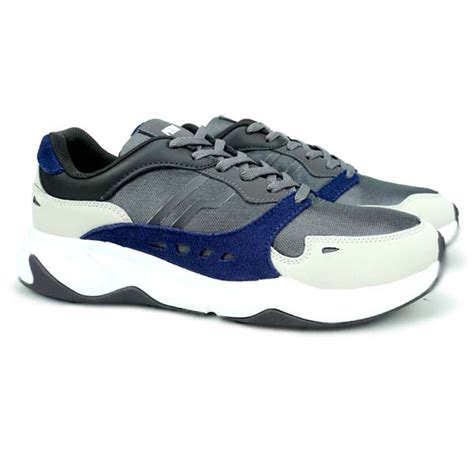 Sepatu Casual Piero Ergo Grey Fog White