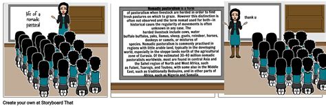 Life of Nomadic Pastoral Storyboard by 6196a606