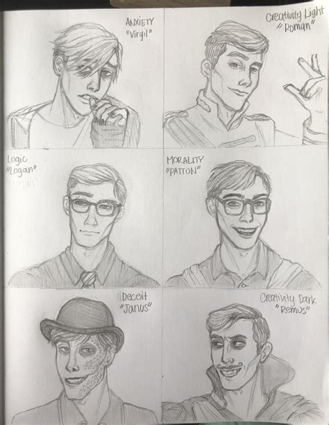 I drew all of Thomas Sanders sides, and before you say anything I did ...