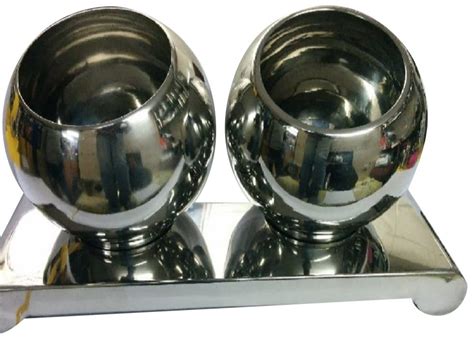 Stainless Steel Pani Puri Pot Set For Catering At Rs Piece In