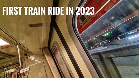 First Train Ride For Year 2023 SMRT TRAINS Ride From Bedok To Tanah