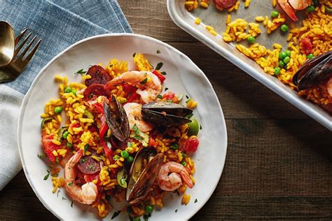 A Weekly Meal Plan With Sheet Pan Paella Quick Chicken Curry And