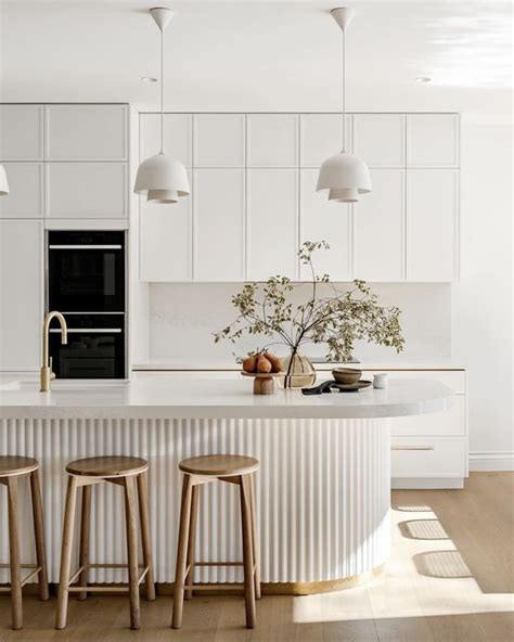 45 Trendy And Eye Catchy Fluted Kitchen Islands DigsDigs