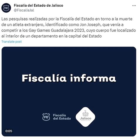 Encuentran Sin Vida A Atleta Extranjero De Los Gay Games Guadalajara 2023 Infobae