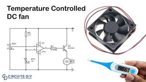 Temperature Controlled Dc Fan Using Thermistor