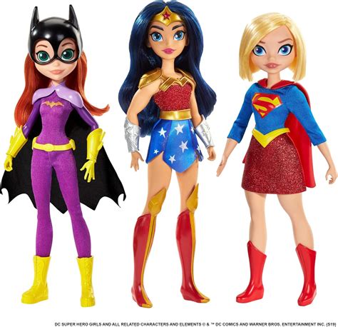 Amazon.com: DC SUPER HERO GIRLS SUPER HERO TRIO Figures : Toys & Games