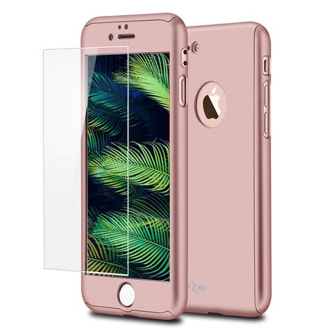 Zizo 360 Slim Full Coverage Case Tempered Glass Screen Cover Iphone 7 7 Plus